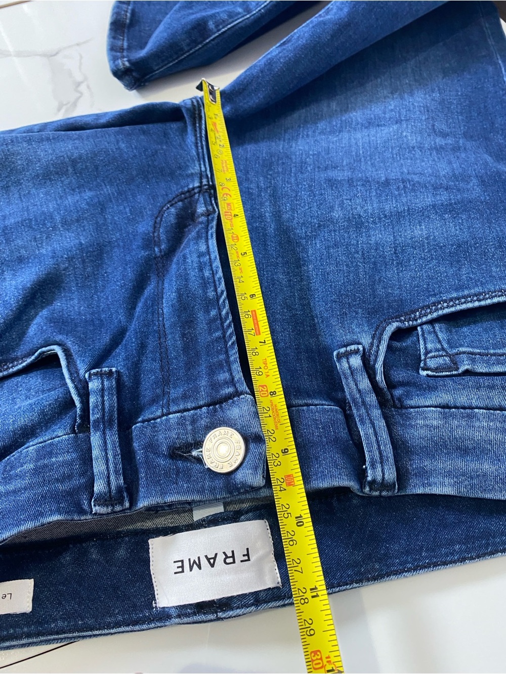 FRAME Le Crop Mini Bootcut Jean in Bornstein 28   Cotton Stretch Casual - Picture 9 of 11